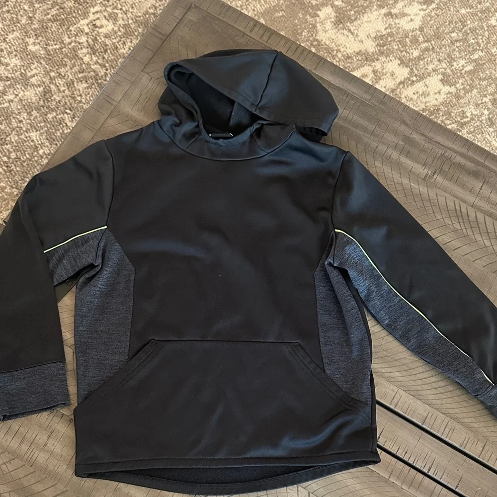 The Children's Place Black and Gray Lightweight Performance Hoodie